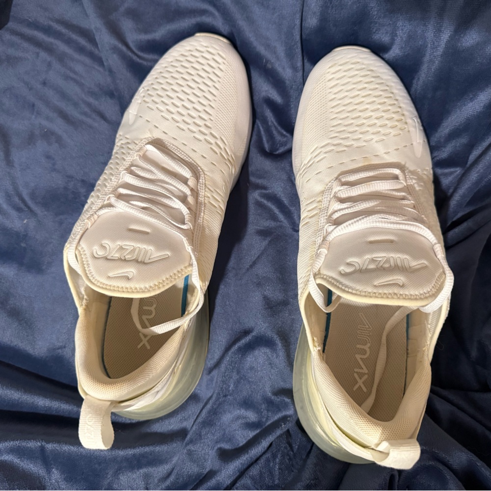 Men’s White Nike Air Max Athletic Sneakers